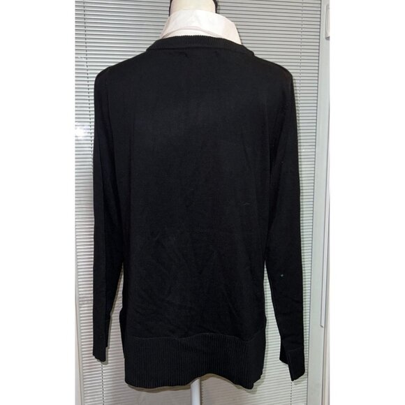 Cable & Gauge White Collar Women Tunic -- Large - Picture 2 of 10